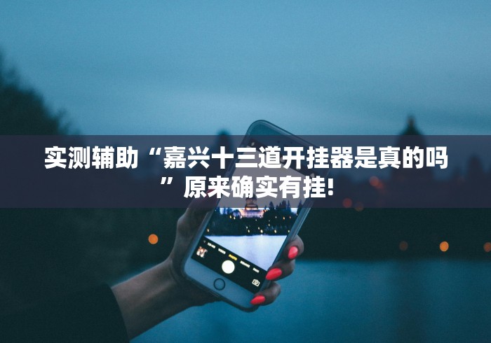 实测辅助“嘉兴十三道开挂器是真的吗”原来确实有挂!
