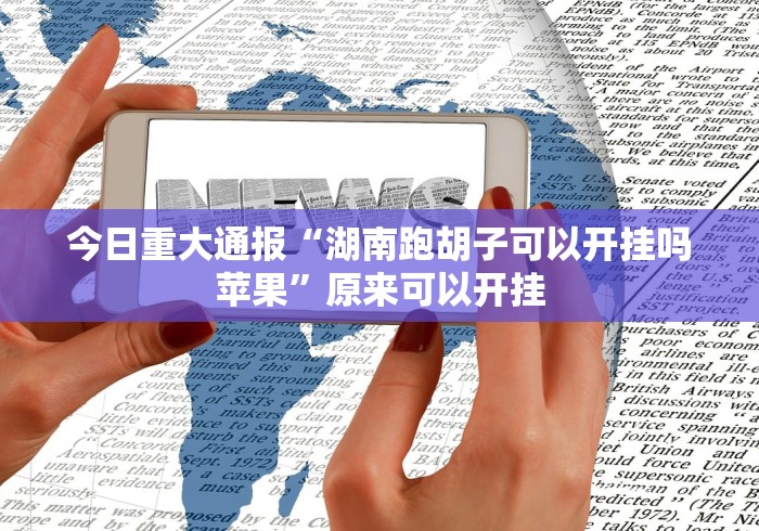 今日重大通报“湖南跑胡子可以开挂吗苹果”原来可以开挂